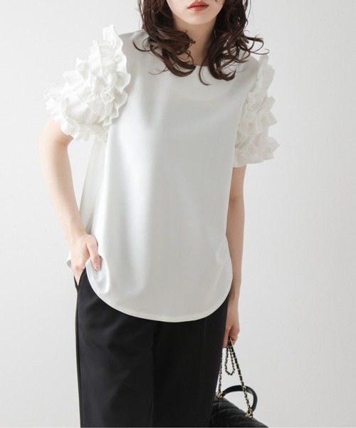 「AMELY」 「La-gemme」半袖ブラウス フリー パープル レディース Yahoo!オークション - 「AMELY」 「La-gemme」半袖ブラウス