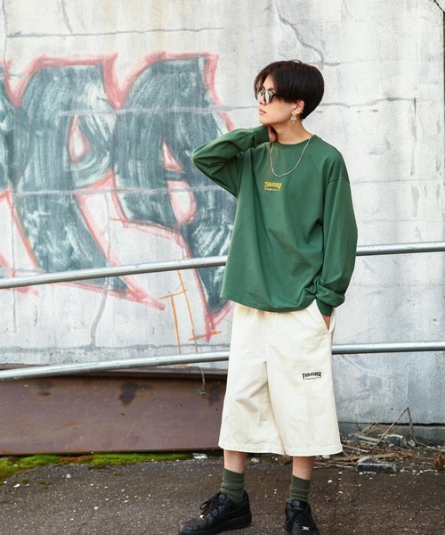 THRASHER（スラッシャー） tシャツ バックプリント 長袖 Tシャツ