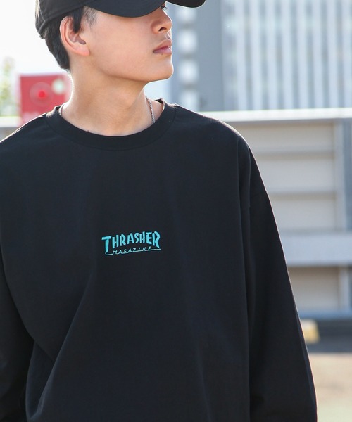 THRASHER（スラッシャー） tシャツ バックプリント 長袖 Tシャツ