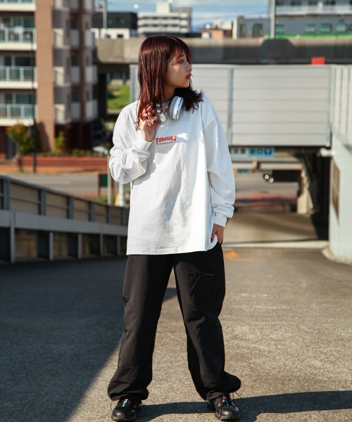 THRASHER（スラッシャー） tシャツ バックプリント 長袖 Tシャツ