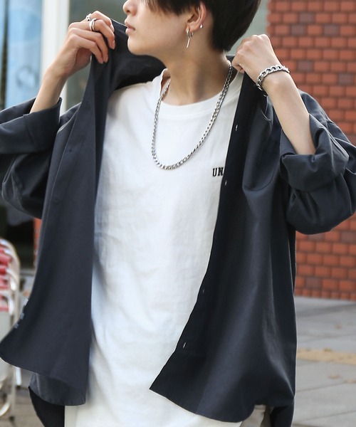 長袖シャツ5枚セット ZIP FIVE シャツ 「ZIP FIVE」 CVCオックス レギュラーカラー
