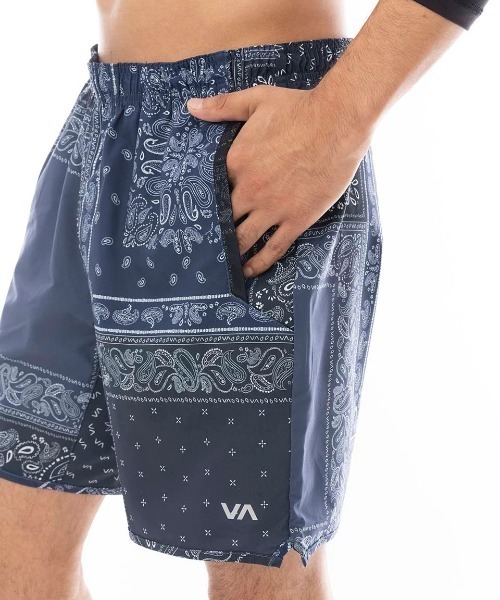 OUTLET】【直営店限定】RVCA メンズ ESCAPE ELASTIC PRINT SHORT