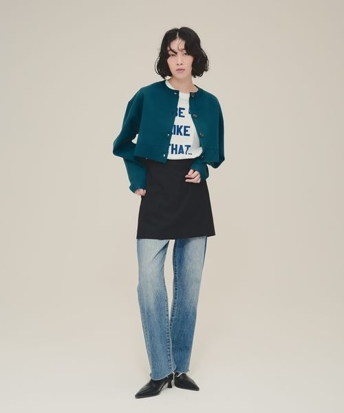 カーディガン 「eL」14G Flare silhouette Cardigan/146576 レディース カーディガン 「eL」14G Flare silhouette Cardigan/146576