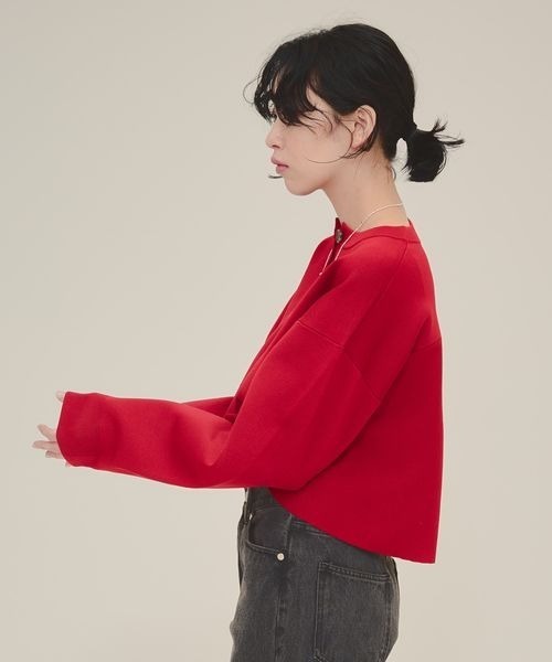 カーディガン 「eL」14G Flare silhouette Cardigan/146576 レディース カーディガン 「eL」14G Flare silhouette Cardigan/146576