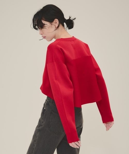 カーディガン 「eL」14G Flare silhouette Cardigan/146576 レディース カーディガン 「eL」14G Flare silhouette Cardigan/146576