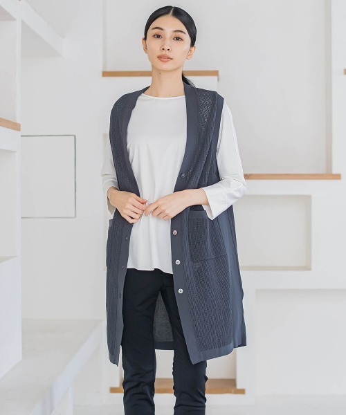 ラエフ（レディースベスト、ジレ）（サイズ（S/M/L）：M