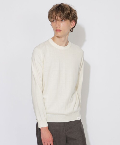 CB CRESTBRIDGE セーター ニット チェックボタンサイドスリット