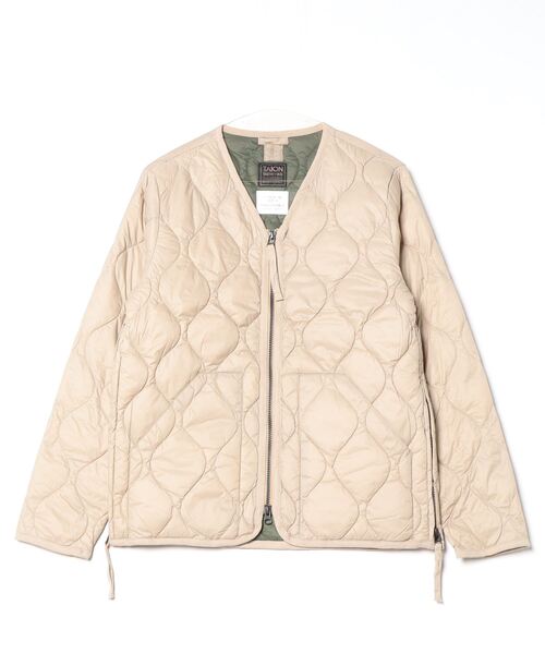 ダウンジャケット ダウン 「TAION」タイオン MILITARY V NECK W-ZIP DOWN JKT TAION-101ALSZML-1