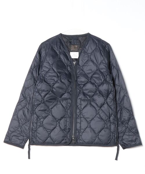 ダウンジャケット ダウン 「TAION」タイオン MILITARY V NECK W-ZIP DOWN JKT TAION-101ALSZML-1