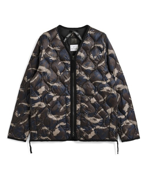 ダウンジャケット ダウン 「TAION」タイオン MILITARY V NECK W-ZIP DOWN JKT TAION-101ALSZML-1