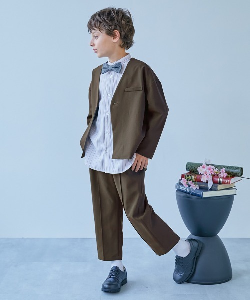 美品　SALEフォーマルスーツ 入学式 卒園式 6点セットロングパンツ　130 devirock（デビロック） フォーマル 発表会 卒園式 入学式 フォーマル