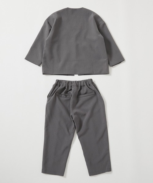 フォーマル 発表会 卒園式 入学式 フォーマル ノーカラージャケット セットアップ(ロングパンツ) キッズ 子供服 男の子 | devirock | 28