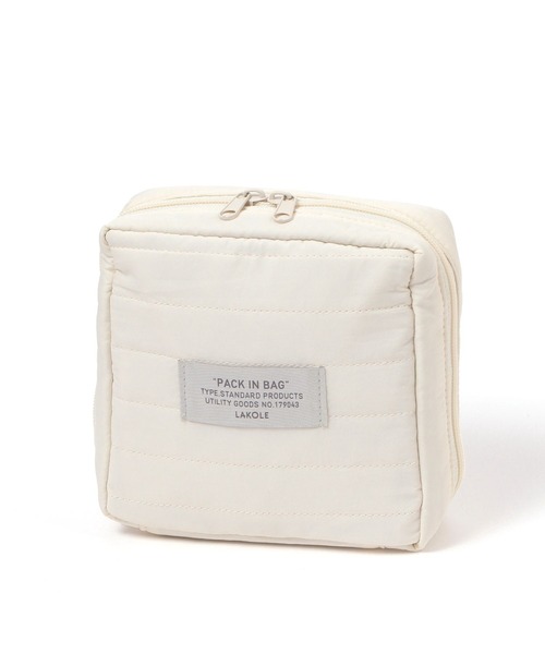 LAKOLE（ラコレ） ポーチ キルティングスクエアポーチ(M) / 151051