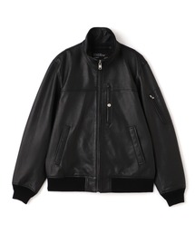 ma1 ma-1 STAND LEATHER MA-1 MOD JACKET / スタンド レザー MA-1 モディファイ ジャケット / AVIRE｜ZOZOTOWN Yahoo!店