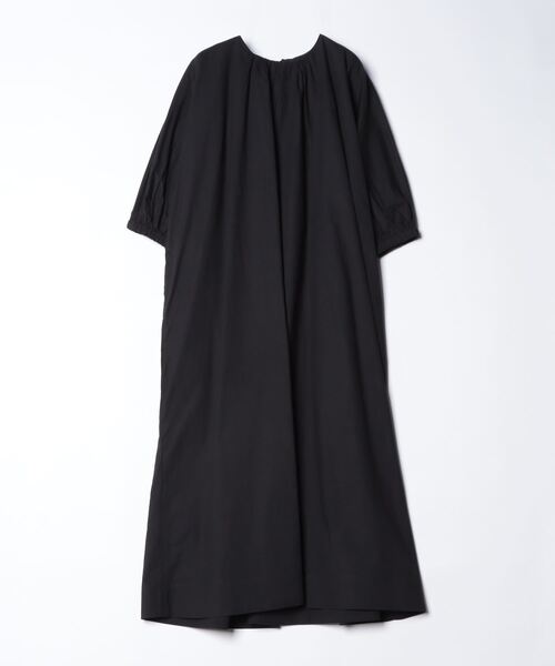 SHIPS any 「SHIPS any」 半袖ワンピース ONE SIZE ブラック