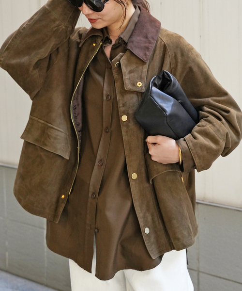 レザージャケット ライダース *追加 Fishing Jacket レディース