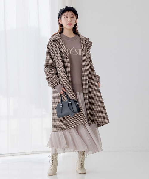 「mysty woman」 チェスターコート MEDIUM ブラウン系その他 レディース_画像3