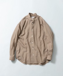 シャツ 「WEB限定」ストライプバンドカラーリラックスシャツ メンズ｜ZOZOTOWN Yahoo!店