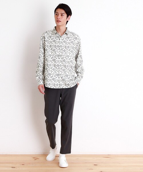 #ꓸENDRECHERIꓸ×ZOZO シャツ ENDRECHERI 「.ENDRECHERI.」 長袖シャツ「ZOZOコラボ」 M