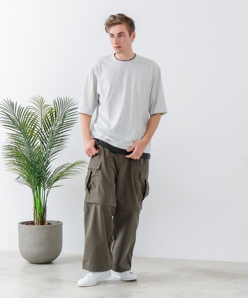 NOMADIK カーゴパンツ L グレー ネイビー 33352229.jpg