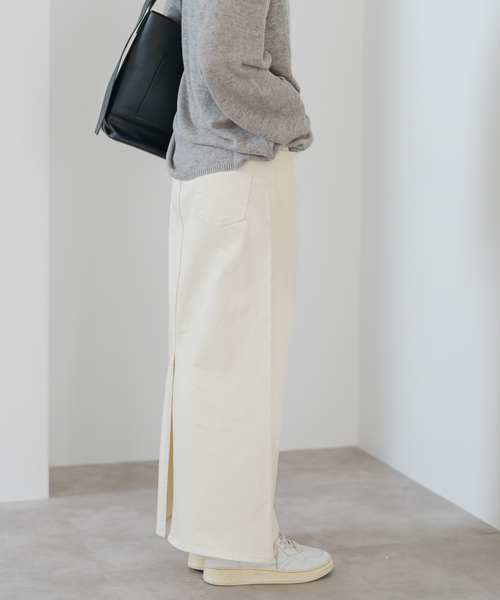 Spick＆Span スカート チノストレッチAラインスカート