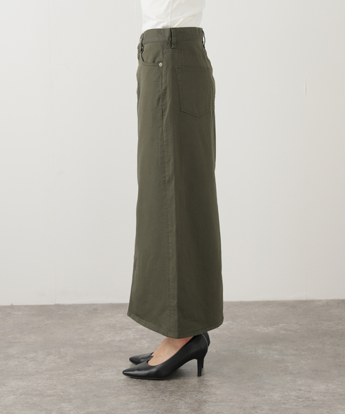Spick＆Span スカート チノストレッチAラインスカート