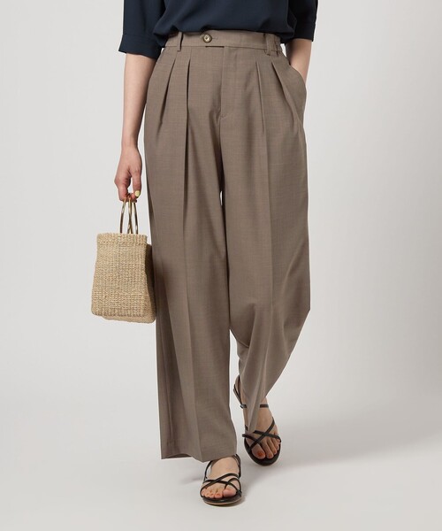 green label relaxing スラックス パンツ 「size SHORTあり