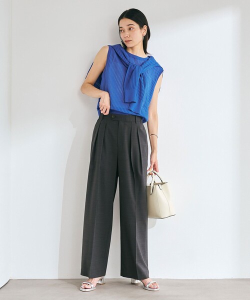 green label relaxing スラックス パンツ 「size SHORTあり