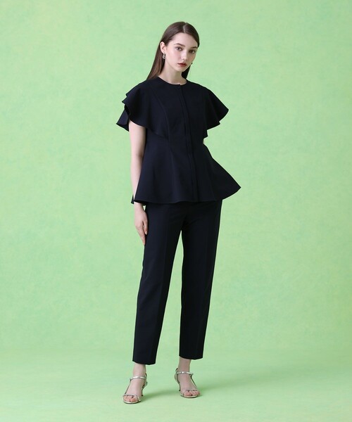 ANAYI（アナイ） パンツ 「セットアップ対応商品」サッカーストレッチ