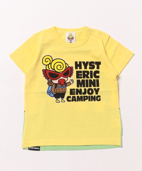 tシャツ MY FIRST HYSTERIC　CAMP MINI IN THE WOODS半袖Tシャツ キッズ 子供服 男の子 女の子の画像