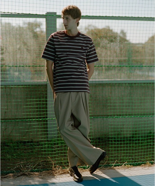 【タグ付新品】 LACOSTE' MULTI BORDER TEE LACOSTE tシャツ 「LACOSTE for ADAM ET ROPE'」別注 MULTI