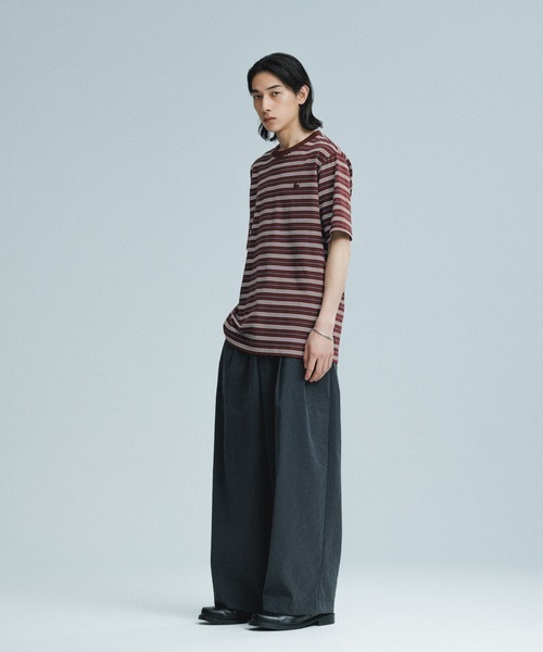 LACOSTE for ADAM ET ROPE'別注マルチボーダーポロ LACOSTE（ラコステ） tシャツ 「LACOSTE for ADAM ET ROPE'」別注