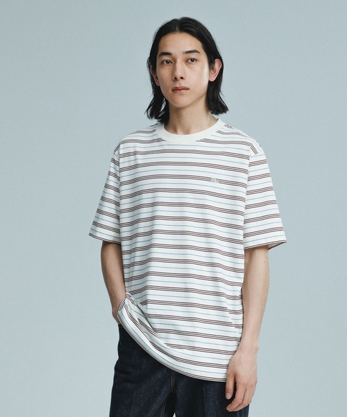 【タグ付新品】 LACOSTE' MULTI BORDER TEE LACOSTE tシャツ 「LACOSTE for ADAM ET ROPE'」別注 MULTI