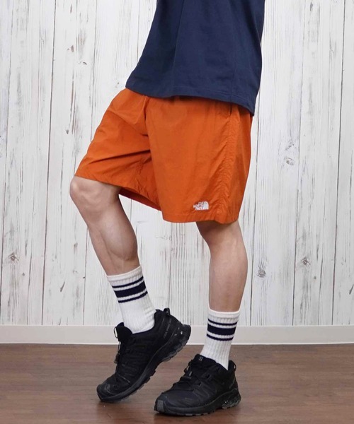 THE NORTH FACE 「THE FACE」 ショートパンツ M オレンジ メンズ