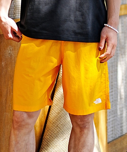 THE NORTH FACE 「THE FACE」 ショートパンツ M オレンジ メンズ