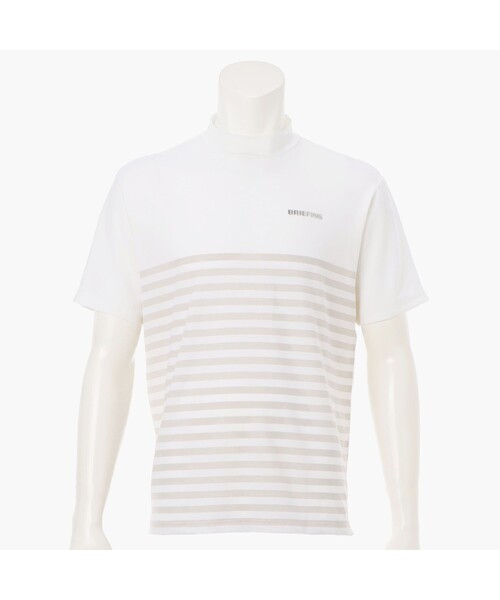 BRIEFING - 古着 BRIEFING ブリーフィング 日本製 総柄 ゴルフ 長袖 ハイネック シャツ M ホワイト RELAXED FIT メッシュジャガード生地 メンズ 楽天市場】【セール対象】 ブリーフィング ゴルフ モックシャツ