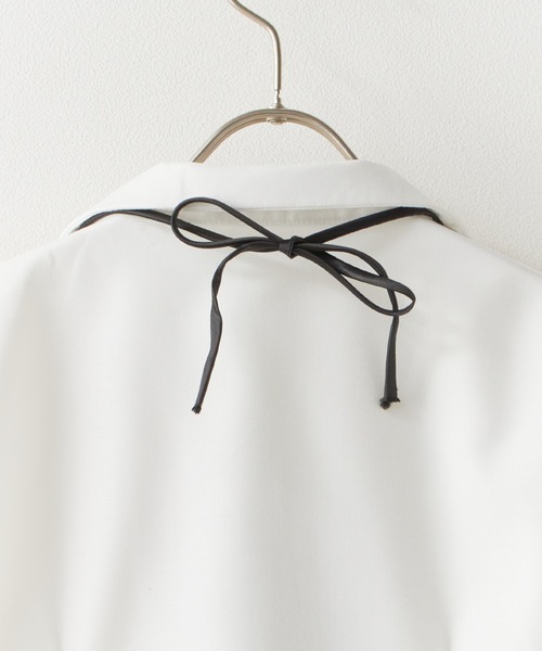 ブラウス シャツ 「2-piece 」Necktie Lace Shirt/2点セット ネクタイ付きレースシャツ レディース AO2 ブラウス シャツ 「2-piece 」Necktie Lace Shirt/2点セット