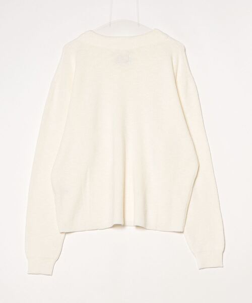 「EMMA CLOTHES」 長袖ニット M ホワイト メンズ_画像2