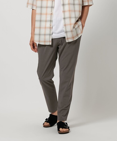 <新品未使用>BEAUTY&YOUTH  ストレッチ 1P イージー スラックス BEAUTY＆YOUTH UNITED ARROWS スラックス 1プリーツ イージー