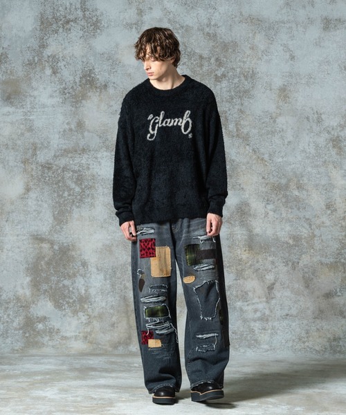 セーター ニット Spin Logo Shaggy Knit / スピンロゴシャギーニット メンズ レディース_8