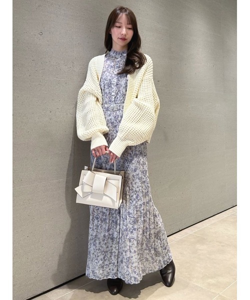 FRAY I.D ラベンダー ノースリーブワンピース F FRAY I.D ラベンダー ノースリーブワンピース F