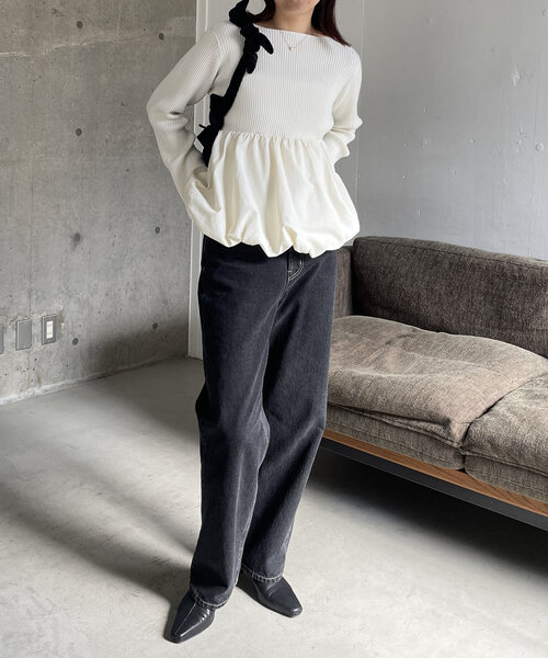 トップス capricieux le'mage CAPRICIEUX LE'MAGE｜【ロングシーズン着用可能】ミニスリーブ