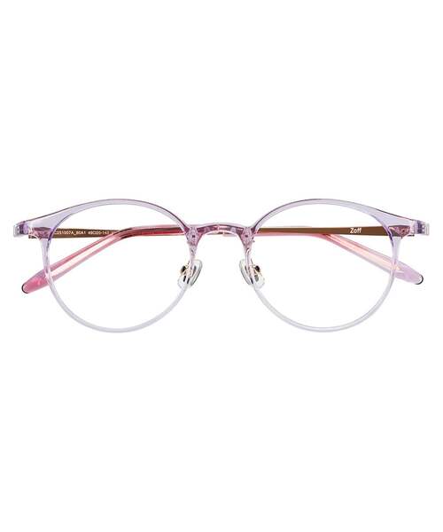 Zoff（ゾフ） 伊達メガネ メガネ 眼鏡 ボストン型 メガネ｜クリア
