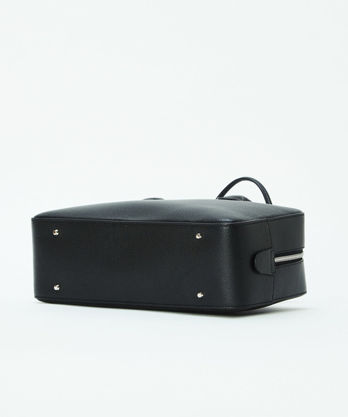 美品　MAISON CANAU シュリンクラウンドボストン(S) MAISON CANAU(メゾン カナウ)｜SHRINK ROUND-BOSTON(S)/ブラック