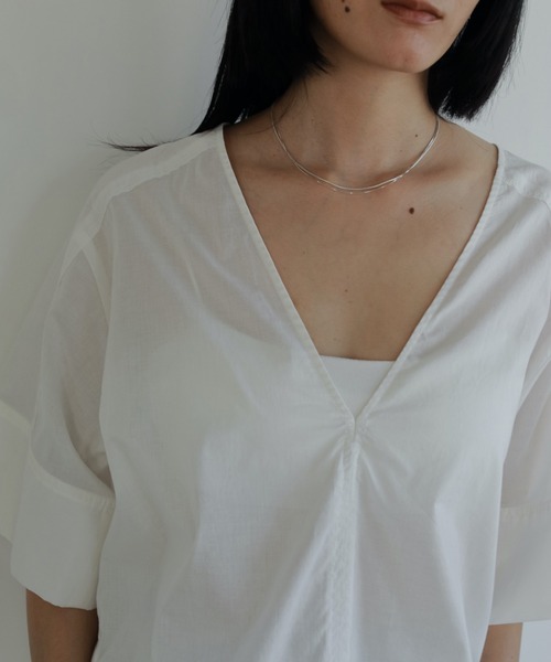 anuke Gather Velour Blouse 未使用タグ付き anuke Gather Velour Blouse