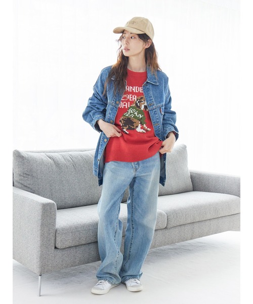 【eriii...♡様】Ungridデニムジャケット&パンツセットアップ Ungrid デニムジャケット gジャン ビッグシルエットデニム