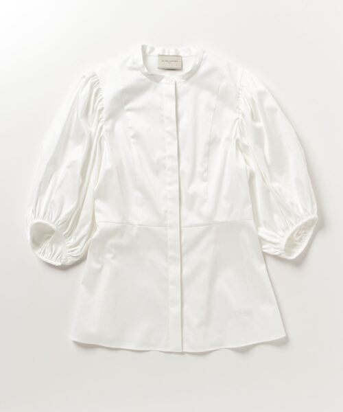 「UNITED ARROWS」 7分袖ブラウス 38 オフホワイト レディース