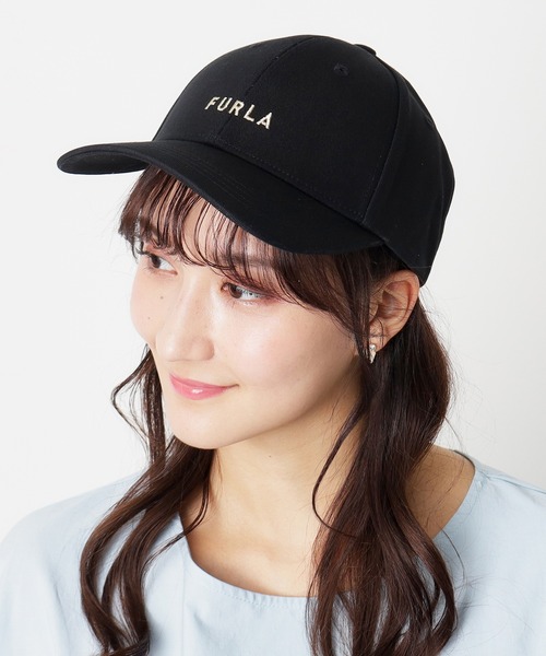 【新品未使用】FURLAフルラ ニット帽子　ブラック黒 楽天市場】フルラ ショルダーバッグ（ニット帽｜レディース帽子
