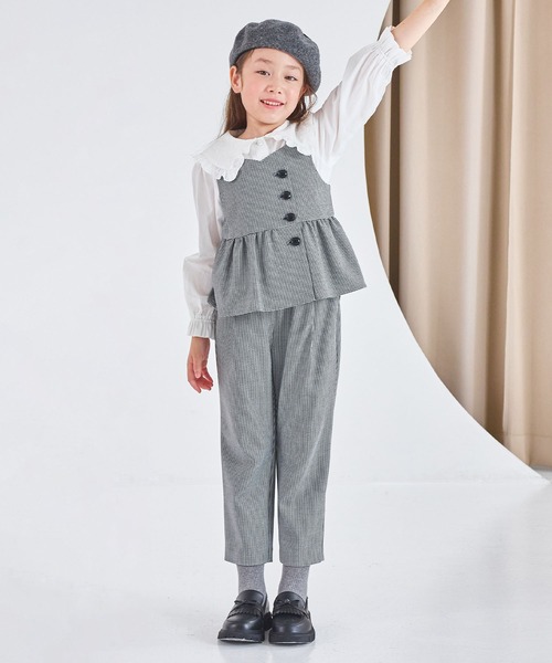 スペイン製◆子ども用セットアップ　10才用（大きめ） CHOPIN（ショパン） セットアップ ペプラムセットアップ(キッズ/110