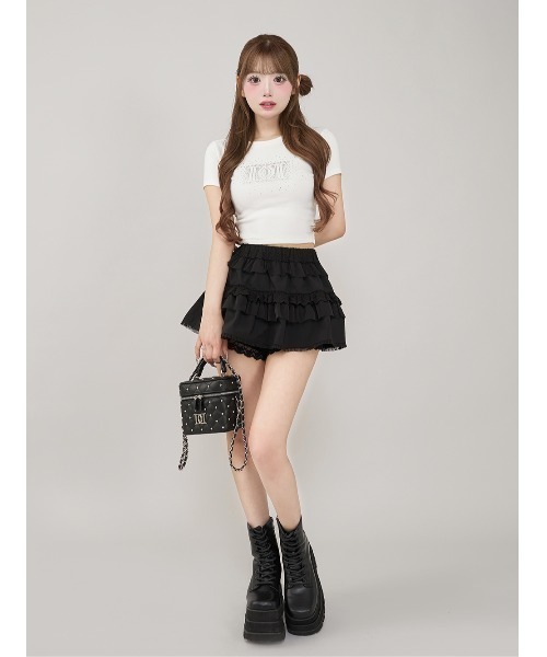 Darich スカート ミックスフリルミニスカート : ZOZOTOWN Yahoo